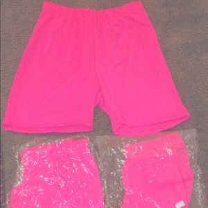 HOT PINK BIKER SHORTS 💖